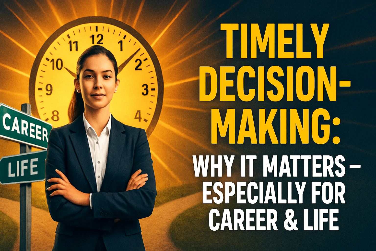 You are currently viewing Timely Decision-Making: Why It Matters — Especially for Career & Life